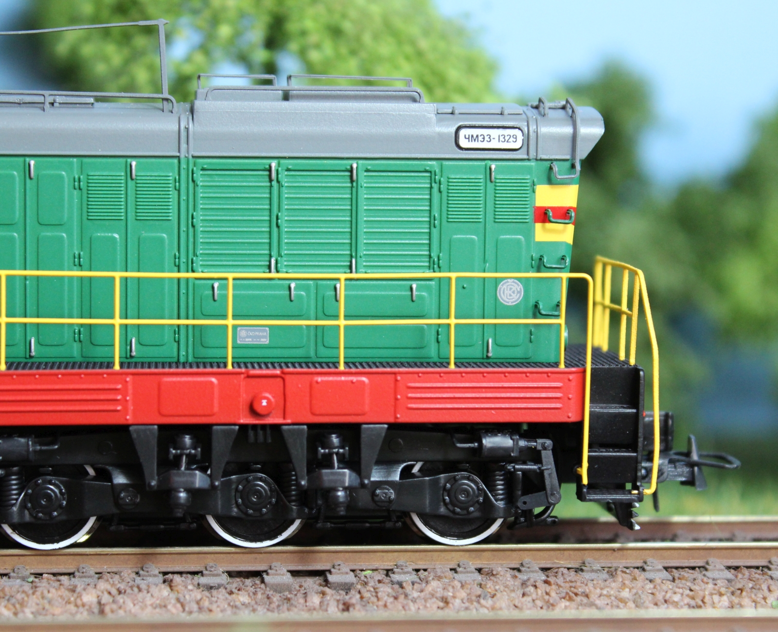 Locomotiva diesel ChME 3, RZD, Roco, scara H0 (1:87)